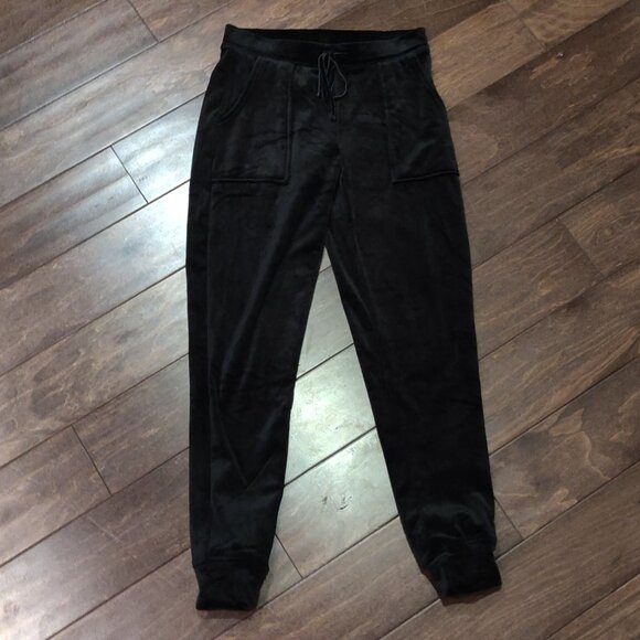 House of Harlow 1960 Black Velour Joggers SIZE XS - Picture 5 of 6